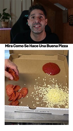Mira cómo se hace una buena pizza en 30 segundos 🍕