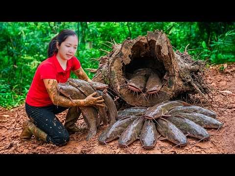 Catching Giant Catfish In The Swamp & Go to Market Sell | Top 5 Best Videos of Harvesting Big Fish