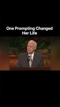 One Prompting Changed Her Life | Larry R. Lawrence #lds #prayer #faith