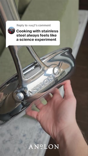 Your New Favorite Pan Is Here 👏 Meet Anolon EverLast™ - The new standard in nonstick . Our long lasting ceramic nonstick meets timeless stainless steel durability. This is what cookware glow-ups look like. Sleek, safe and totally satisfying to cook with — Anolon EverLast™ is it! *Product design does not involve intentionally adding to the cooking surface any PFAS—known as forever chemicals—which may otherwise be present in the environment. | Anolon