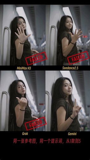 Why Most AIs Can’t Count to 5 | 为什么AI不能数到5 | Grok Gemini Seedance2.5 MiniMax H3 Tested