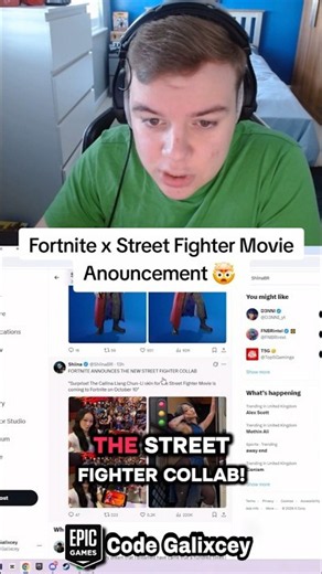 Fortnite x Street Fighter Movie Anouncement 🤯