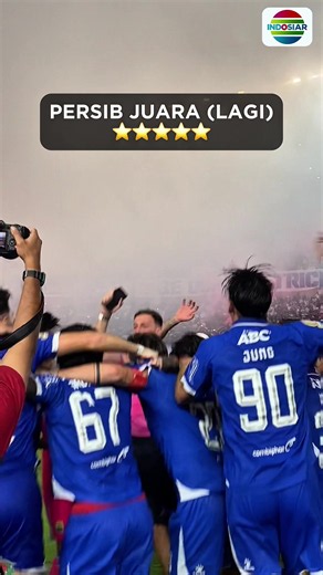 3 kali beruntun dan melengkapi bintang 5 Persib!🔥 ⭐️⭐️⭐️⭐️⭐️ #BRISuperLeague #IndosiarSports #IndosiarRumahSepakbolaIndonesia #POVMinsports #Persib