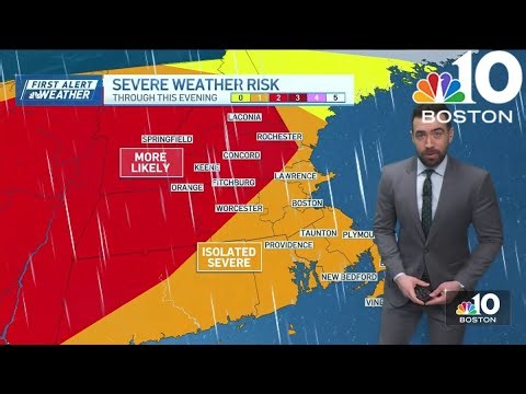 Summer-like temperatures and a chance for severe weather