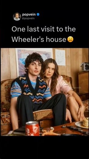 The stranger things cast visit the Wheeler's house for one last time 🥹