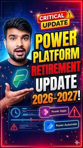 ⚠️MS Power Platform Retirement 2026–2027! #shorts #powerplatform #powerappsportals #canvasapps