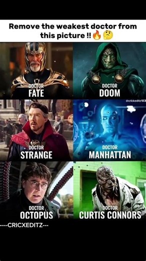 Remove the Weakest Doctor! 😱🔥 Who Are You Choosing? | Marvel vs DC