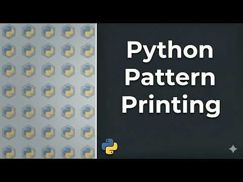 Python Pattern - 3: (Follow for Daily Patterns.)
