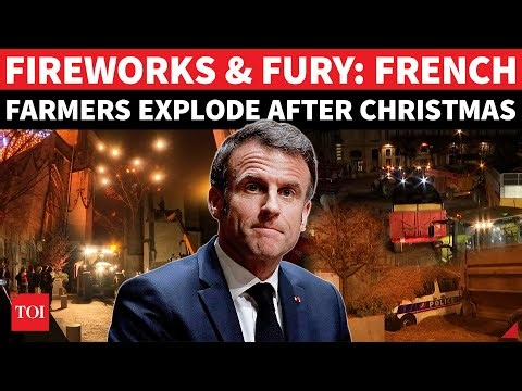 French Farmers DEFY Macron; Dump Waste At Govt Offices, Straws On Streets As Anger Boils Over