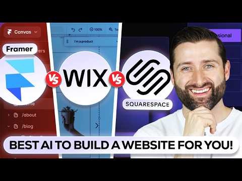 Framer vs Squarespace vx Wix | Best website builder 2026 comparison