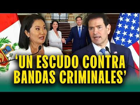 Perú se une al escudo de la Américas: Marco Rubio y Keiko Fujimori se reúnen en Palacio de Gobierno