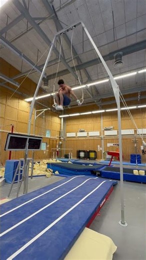 Intensive Gymnastics Rings Training for International Competition Preparation
