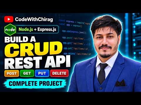 Build a Complete CRUD REST API with Node.js & Express.js | Step-by-Step Tutorial