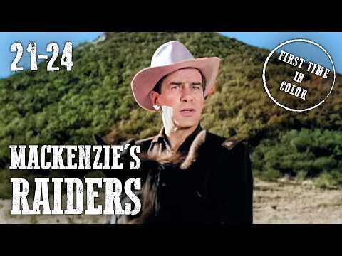 Mackenzie's Raiders Compilation Part 6 | 4K | Western Series | Colorized | English