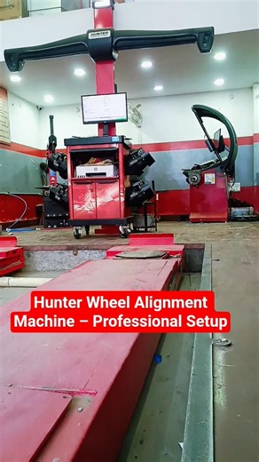 Hunter Wheel Alignment Machine Professional Setup