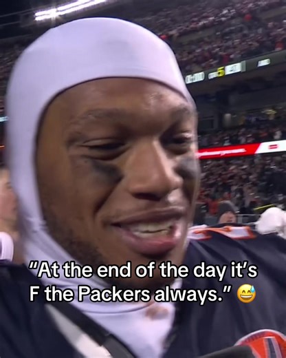 DJ Moore didn’t hold back 😂 (📺 FOX) #bears #packers #nfl | chicago bears