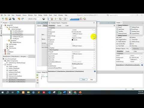 Membuat GUI Java di NetBeans | Tombol Simpan & Tampil ke Console