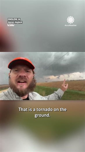 Storm Chaser Spots Rope Tornado Spotted in Iowa April 14