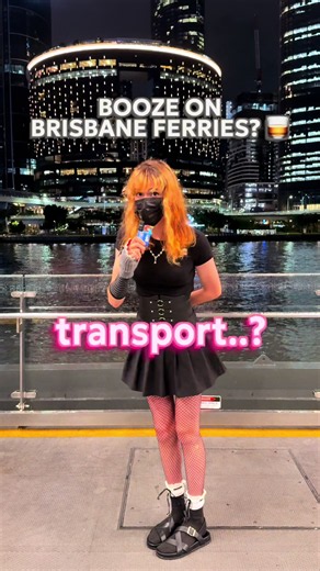 Wanna get DRUNK on public transport?! 😭🍻 Brisbane could soon be selling ALCOHOL on its ferries… and naturally, I had some questions… 👀 Would YOU have a drink on a CityCat? 😳 #brisbane #transport #reel
