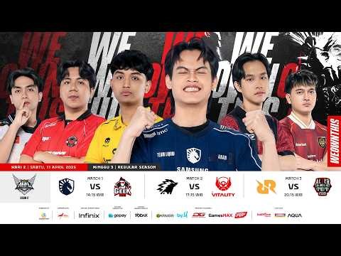 🔴 LIVE | MPL ID S17 | Regular Season Day 2 Week 3 | English