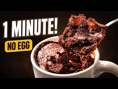 Microwave Chocolate Mug Cake Recipe No Egg