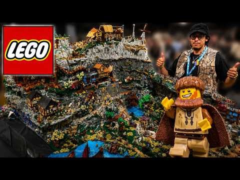 LEGO Orc Castle Caverns Battle with Mountain Interior