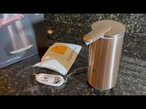 simplehuman 9 oz. Touch-Free Automatic Sensor Pump Review from Coach Dom Costa