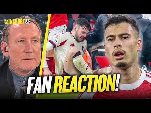 "AN ABSOLUTE SCANDAL!" Arsenal and Liverpool Fans REACT to Martinelli PUSHING Injured Bradley!