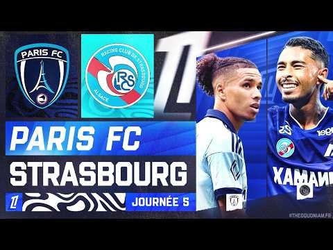🔴 PARIS FC - STRASBOURG : 2 - 1 | 🔵⚫ PARIS VISE LE PODIUM FACE AU RACING⚪🔵 | LIGUE 1 - LIVE/DIRECT