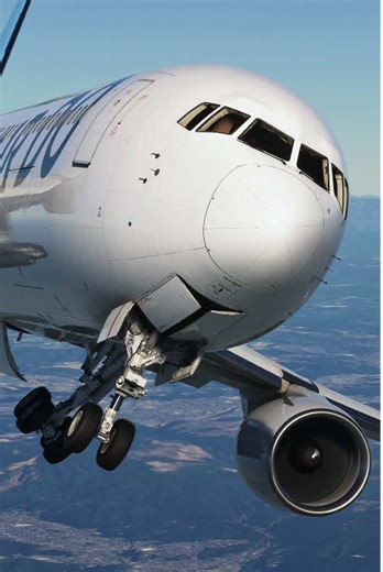 The Boeing 767 passenger jet, which broke the myth that only four engine aircraf#aviation #airplane #boeing767 #boeing #flight