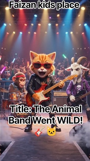 12 October 2026ANIMAL ROCKSTARS: The WILDEST CONCERT Ever! #AnimalRockstars