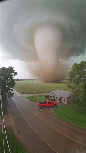 Tornado Caught on Camera 🌪️ Extreme Weather in Realistic Footage #Shorts