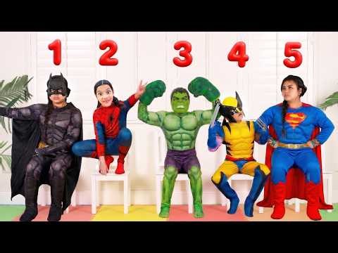Superhero Kids Hide and Seek Daycare Adventure