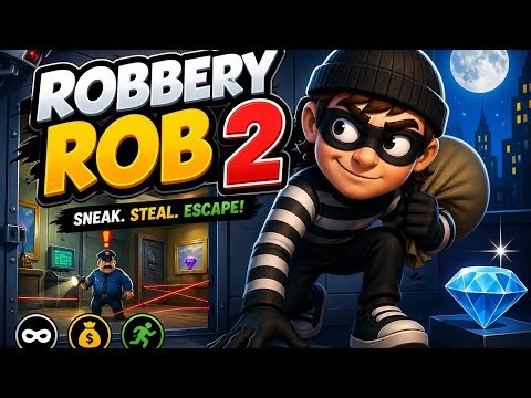 Robbery Rob 2: The Ultimate Heist Begins! 💰🔥#RobberyRob2 #Gaming #Stealth #HeistGame #MobileGaming