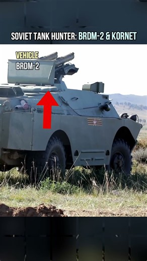Soviet Tank Hunter: BRDM-2 & Kornet #military #army #technology