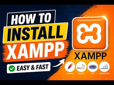 How to Install XAMPP in 2026 (Step-by-Step for Beginners)