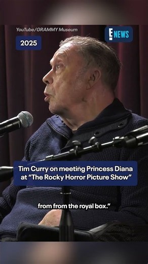 Tim Curry on meeting Princess Diana at "The Rocky Horror Picture Show." (🎥: YouTube/GRAMMY Museum)
