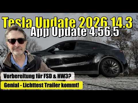 TESLA Software UPDATE 2026.14.3 🛜 APP Update 4.56.5 🛜 Inkl. upcoming FEATURES