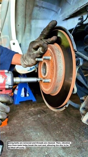 How to Remove Rusty Brake Discs Easily!