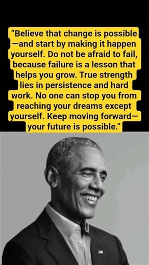 Barack Obama’s Powerful Message 💡