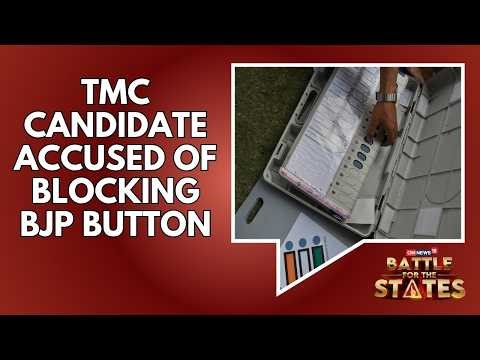 Monteswar Poll Halted After TMC Candidate Accused of Blocking BJP Button, EC Steps In | News18