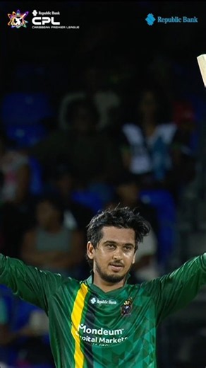 Saim Ayub makes a STATEMENT and brings up his maiden CPL century with a maximum! 🤩
