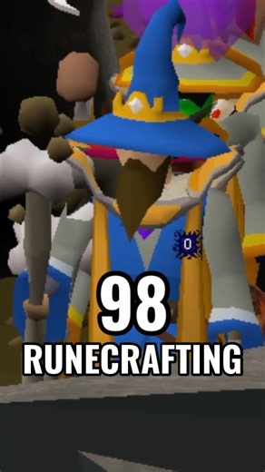 98 Runecrafting on My Ironman! #osrs #gaming #runescape