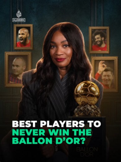 Some of football’s biggest names have won league titles, Champions Leagues and World Cups. But one accolade has eluded many of them: the Ballon d’Or. Al Jazeera’s @miss_samjohnson looks at the greatest players to never win football’s most prestigious individual award.