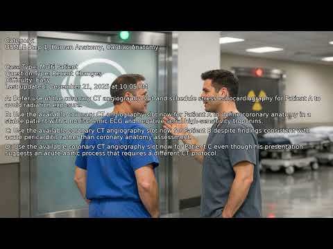 Cardiac Anatomy, Human Anatomy, USMLE Step 1 - Full Vignette with Extended Explanations