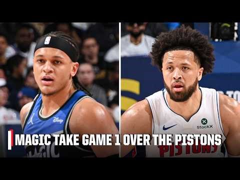 Paolo Banchero and the Magic take Game 1 against Cade Cunningham and the Pistons 🍿 | NBA on ESPN