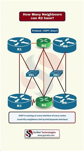 How Many OSPF Neighbors Can a Router Have? | CCNP #Shorts