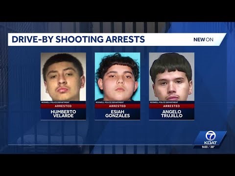 Roswell police capture 3rd suspect in drive-by shootings