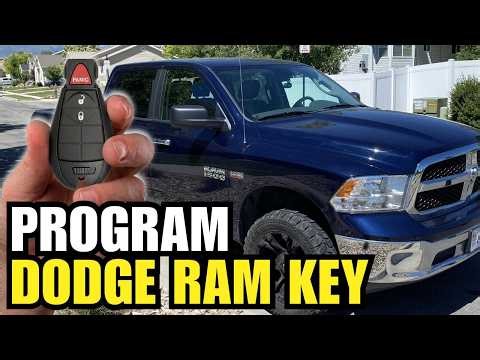 Easy DIY Dodge Ram (2013-2017) Key Programming