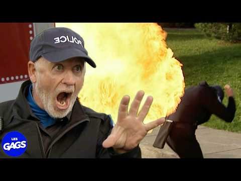 Il l'a attaqué avec du feu | Juste Pour Rire Les Gags